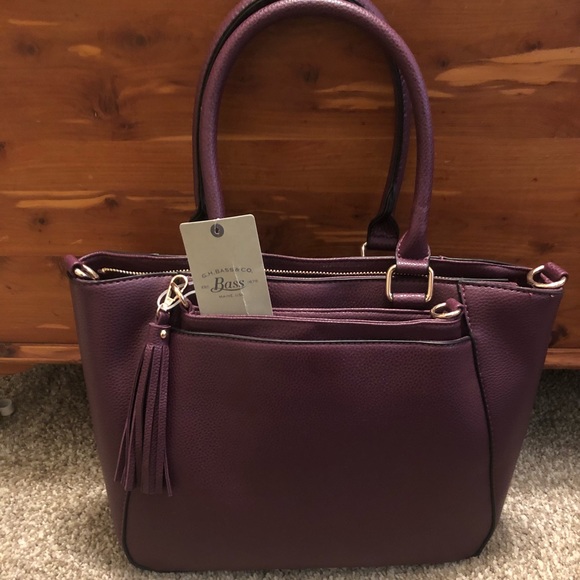 Bass Handbags - Purple Purse